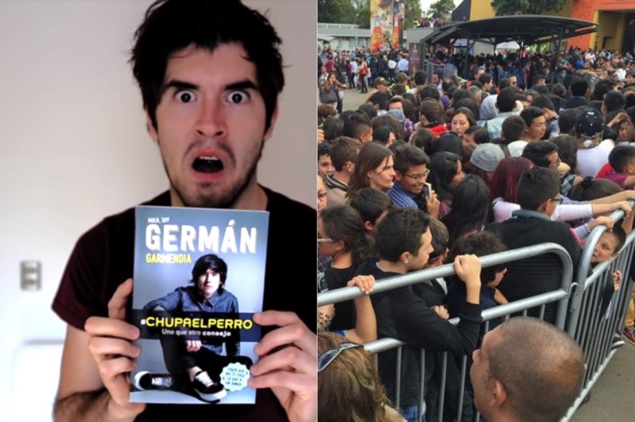 El youtuber 'culpable' del alboroto que se armó en la Feria del Libro