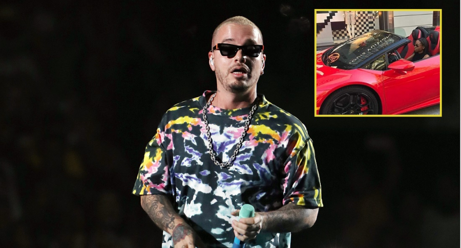 Foto: burlas a J Balvin con Jenny Ambuila (la del Lamborghini)