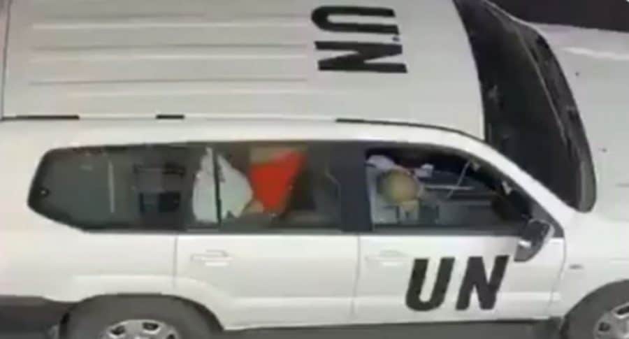 Video: Escándalo en ONU por pareja teniendo sexo en carro oficial